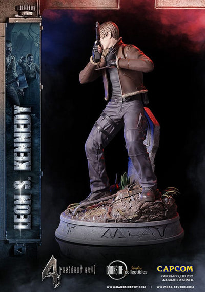 Resident Evil Premium Statue Leon Kennedy 50cm - Scale Statue - Darkside Collectibles Studio - Hobby Figures UK