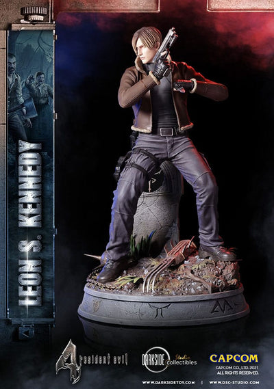 Resident Evil Premium Statue Leon Kennedy 50cm - Scale Statue - Darkside Collectibles Studio - Hobby Figures UK