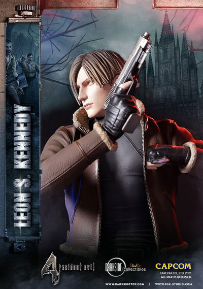Resident Evil Premium Statue Leon Kennedy 50cm - Scale Statue - Darkside Collectibles Studio - Hobby Figures UK