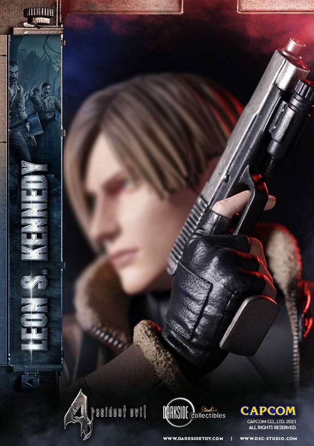Resident Evil Premium Statue Leon Kennedy 50cm - Scale Statue - Darkside Collectibles Studio - Hobby Figures UK