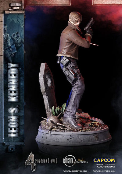 Resident Evil Premium Statue Leon Kennedy 50cm - Scale Statue - Darkside Collectibles Studio - Hobby Figures UK