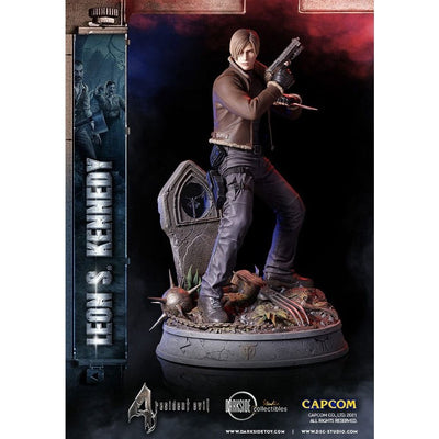 Resident Evil Premium Statue Leon Kennedy 50cm - Scale Statue - Darkside Collectibles Studio - Hobby Figures UK