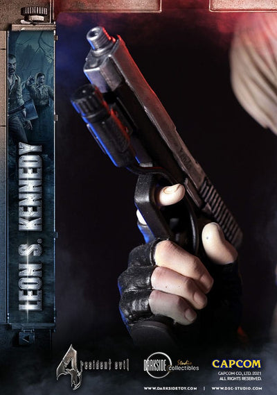 Resident Evil Premium Statue Leon Kennedy 50cm - Scale Statue - Darkside Collectibles Studio - Hobby Figures UK