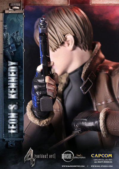 Resident Evil Premium Statue Leon Kennedy 50cm - Scale Statue - Darkside Collectibles Studio - Hobby Figures UK