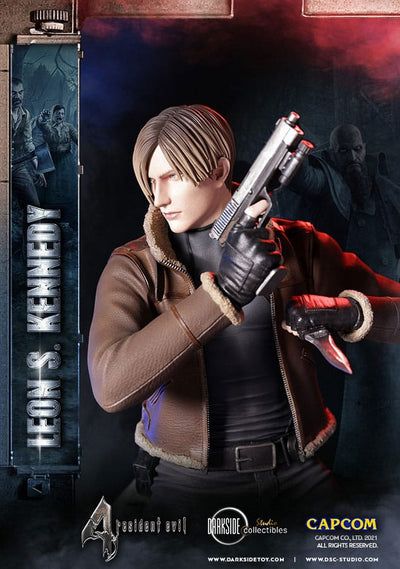 Resident Evil Premium Statue Leon Kennedy 50cm - Scale Statue - Darkside Collectibles Studio - Hobby Figures UK
