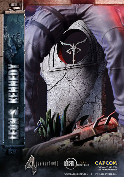 Resident Evil Premium Statue Leon Kennedy 50cm - Scale Statue - Darkside Collectibles Studio - Hobby Figures UK
