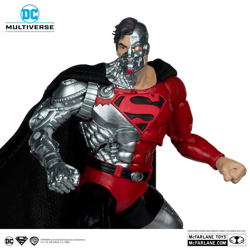 Revenge of the Green Lanterns DC Multiverse Action Figure Cyborg Superman (Gold Label) 18cm - Action Figures - McFarlane Toys - Hobby Figures UK
