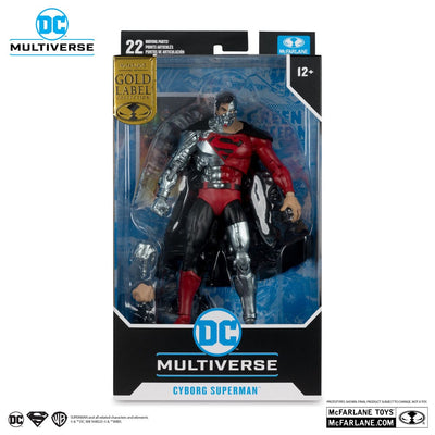 Revenge of the Green Lanterns DC Multiverse Action Figure Cyborg Superman (Gold Label) 18cm - Action Figures - McFarlane Toys - Hobby Figures UK