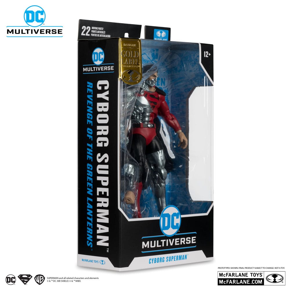 Revenge of the Green Lanterns DC Multiverse Action Figure Cyborg Superman (Gold Label) 18cm - Action Figures - McFarlane Toys - Hobby Figures UK