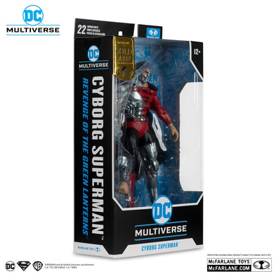 Revenge of the Green Lanterns DC Multiverse Action Figure Cyborg Superman (Gold Label) 18cm - Action Figures - McFarlane Toys - Hobby Figures UK
