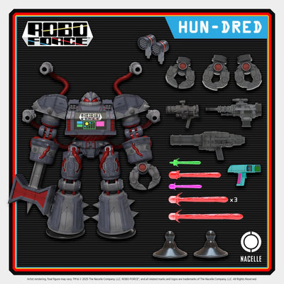 Robo Force Action Figure Wave 2 Hun-Dred 23cm - Action Figures - Nacelle Consumer Products - Hobby Figures UK
