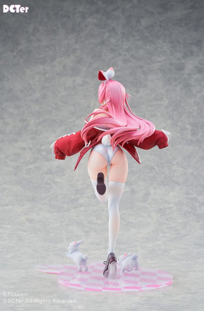 Rosuuri Original Character PVC Statue 1/7 White Rabbit Rosu Swimsuit Ver. DCTer 25cm - Scale Statue - DCTer - Hobby Figures UK