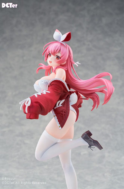 Rosuuri Original Character PVC Statue 1/7 White Rabbit Rosu Swimsuit Ver. DCTer 25cm - Scale Statue - DCTer - Hobby Figures UK