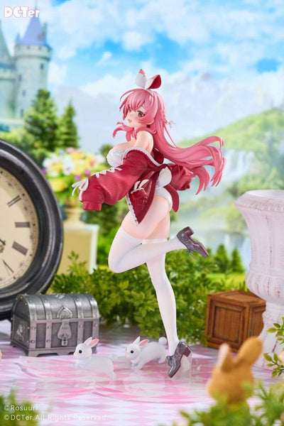 Rosuuri Original Character PVC Statue 1/7 White Rabbit Rosu Swimsuit Ver. DCTer 25cm - Scale Statue - DCTer - Hobby Figures UK