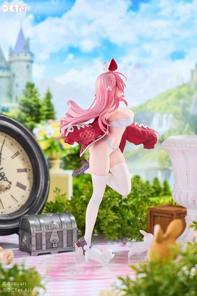 Rosuuri Original Character PVC Statue 1/7 White Rabbit Rosu Swimsuit Ver. DCTer 25cm - Scale Statue - DCTer - Hobby Figures UK