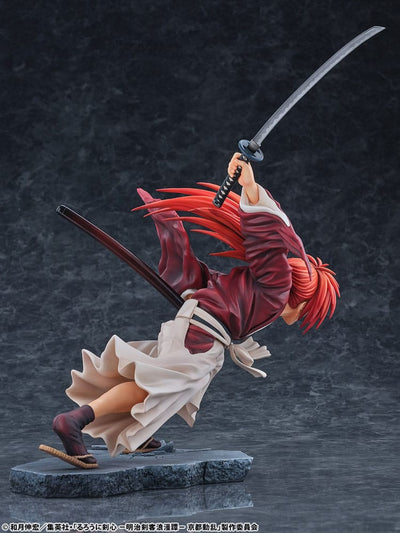 Rurouni Kenshin: Meiji Kenkaku Romantan Kyoto Douran PVC Statue 1/6 Kenshin Himura Amakakeruryuunohirameki Ver. 26cm - Scale Statue - Bellfine - Hobby Figures UK