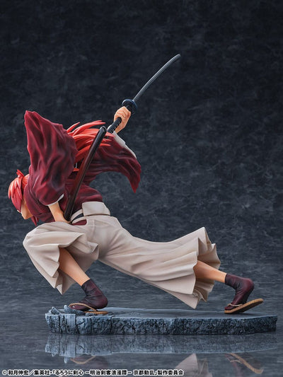 Rurouni Kenshin: Meiji Kenkaku Romantan Kyoto Douran PVC Statue 1/6 Kenshin Himura Amakakeruryuunohirameki Ver. 26cm - Scale Statue - Bellfine - Hobby Figures UK