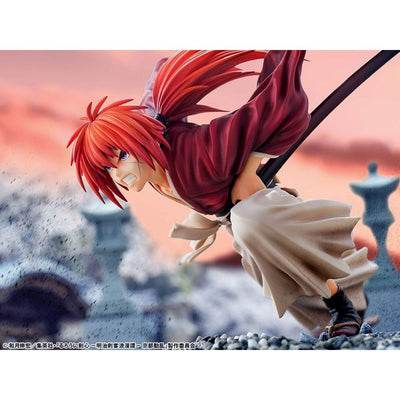 Rurouni Kenshin: Meiji Kenkaku Romantan Kyoto Douran PVC Statue 1/6 Kenshin Himura Amakakeruryuunohirameki Ver. 26cm - Scale Statue - Bellfine - Hobby Figures UK