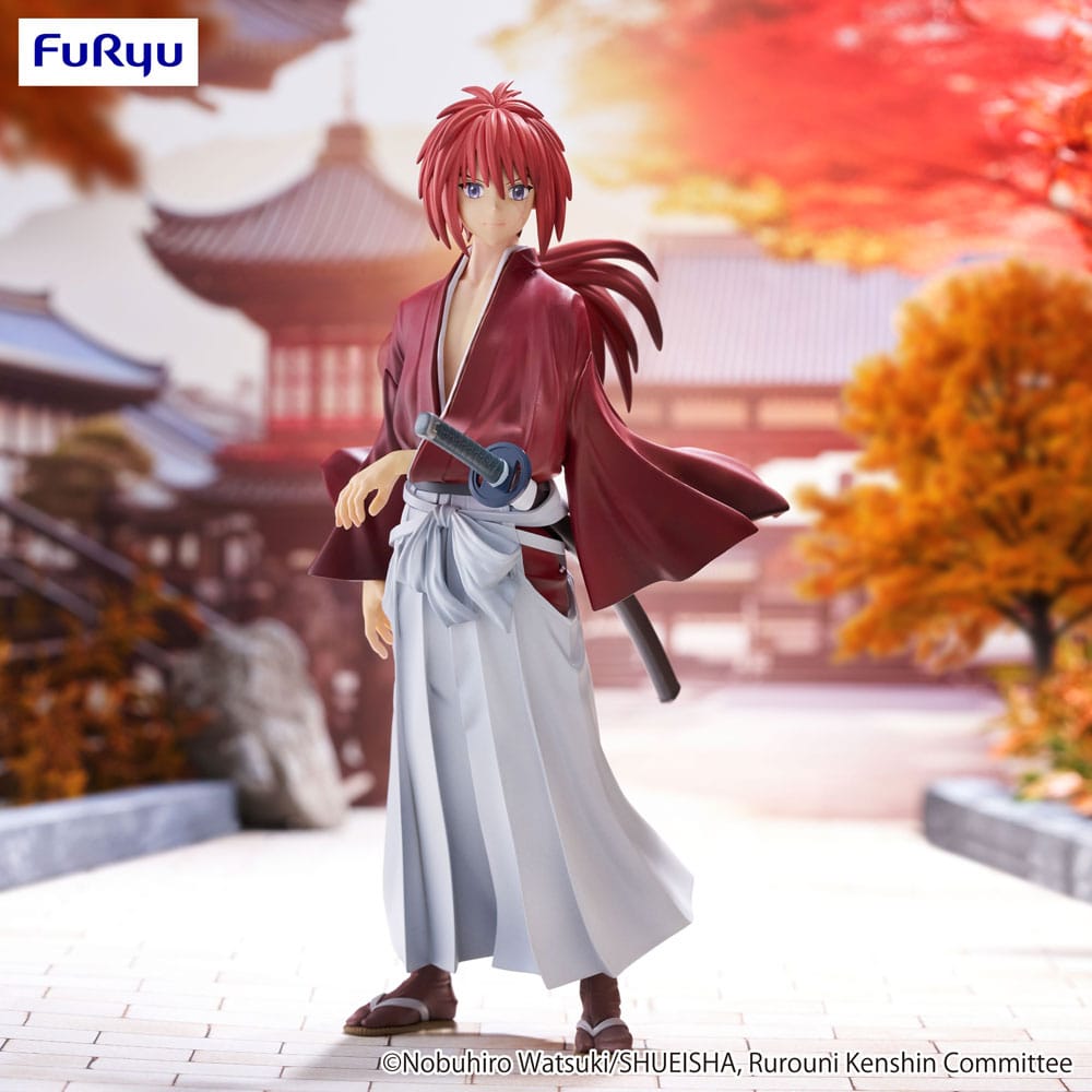 Rurouni Kenshin: Meiji Kenkaku Romantan Trio-Try-iT PVC Statue Kenshin Himura 19cm - Scale Statue - Furyu - Hobby Figures UK