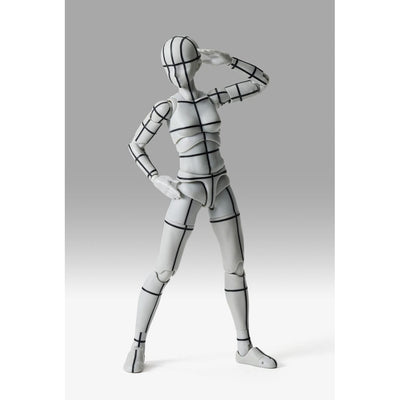 S.H.Figuarts Action Figure Body-Chan Sports Edition Wire Frame (Gray Color Ver.) 15cm - Action Figures - Bandai Tamashii Nations - Hobby Figures UK
