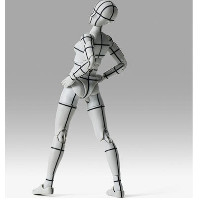 S.H.Figuarts Action Figure Body-Chan Sports Edition Wire Frame (Gray Color Ver.) 15cm - Action Figures - Bandai Tamashii Nations - Hobby Figures UK