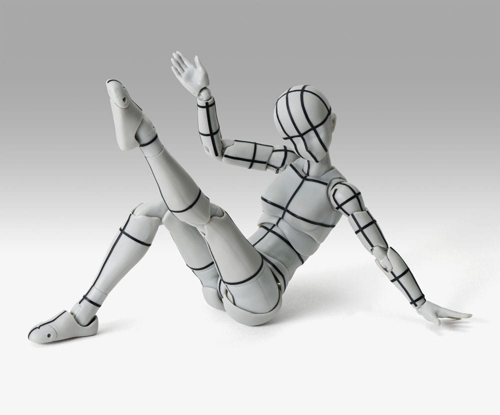 S.H.Figuarts Action Figure Body-Chan Sports Edition Wire Frame (Gray Color Ver.) 15cm - Action Figures - Bandai Tamashii Nations - Hobby Figures UK