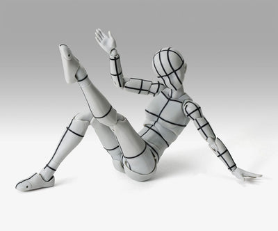 S.H.Figuarts Action Figure Body-Chan Sports Edition Wire Frame (Gray Color Ver.) 15cm - Action Figures - Bandai Tamashii Nations - Hobby Figures UK