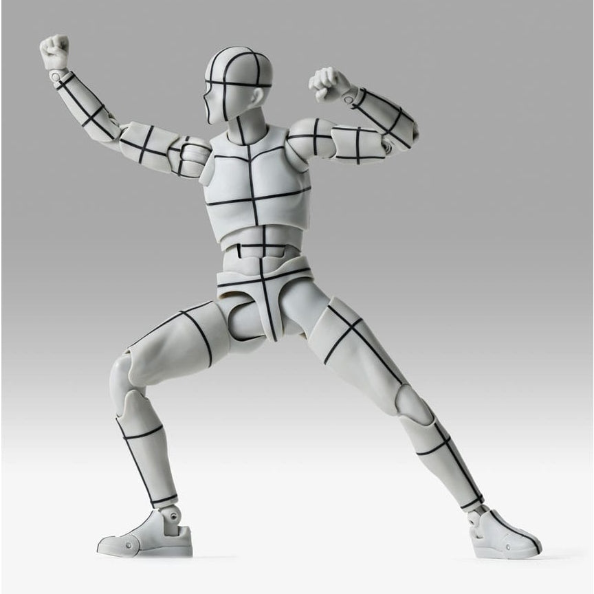 S.H.Figuarts Action Figure Body-Kun Sports Edition Wire Frame (Gray Color Ver.) 15cm - Action Figures - Bandai Tamashii Nations - Hobby Figures UK