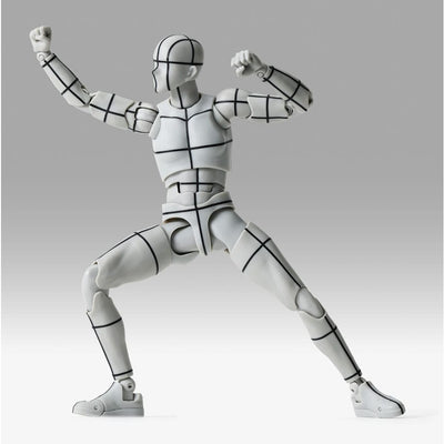 S.H.Figuarts Action Figure Body-Kun Sports Edition Wire Frame (Gray Color Ver.) 15cm - Action Figures - Bandai Tamashii Nations - Hobby Figures UK