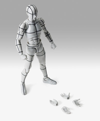 S.H.Figuarts Action Figure Body-Kun Sports Edition Wire Frame (Gray Color Ver.) 15cm - Action Figures - Bandai Tamashii Nations - Hobby Figures UK