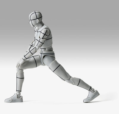 S.H.Figuarts Action Figure Body-Kun Sports Edition Wire Frame (Gray Color Ver.) 15cm - Action Figures - Bandai Tamashii Nations - Hobby Figures UK