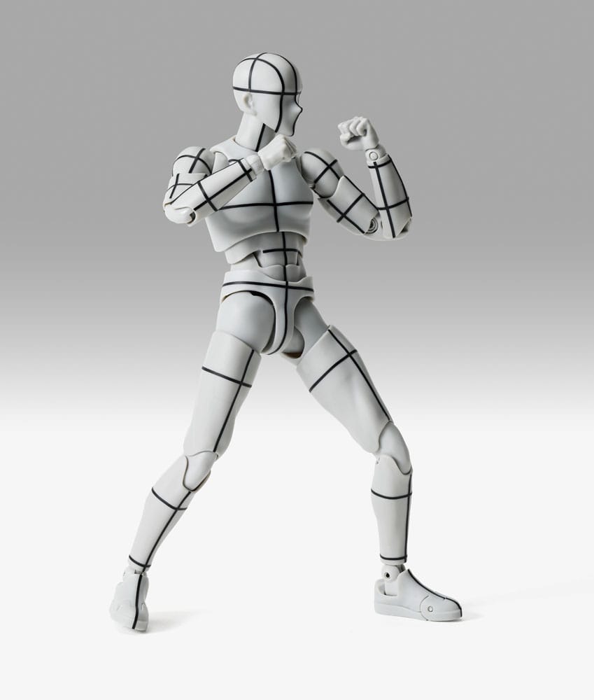 S.H.Figuarts Action Figure Body-Kun Sports Edition Wire Frame (Gray Color Ver.) 15cm - Action Figures - Bandai Tamashii Nations - Hobby Figures UK