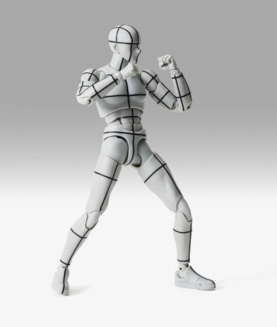 S.H.Figuarts Action Figure Body-Kun Sports Edition Wire Frame (Gray Color Ver.) 15cm - Action Figures - Bandai Tamashii Nations - Hobby Figures UK