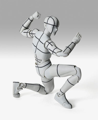S.H.Figuarts Action Figure Body-Kun Sports Edition Wire Frame (Gray Color Ver.) 15cm - Action Figures - Bandai Tamashii Nations - Hobby Figures UK