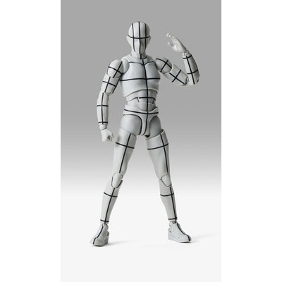 S.H.Figuarts Action Figure Body-Kun Sports Edition Wire Frame (Gray Color Ver.) 15cm - Action Figures - Bandai Tamashii Nations - Hobby Figures UK
