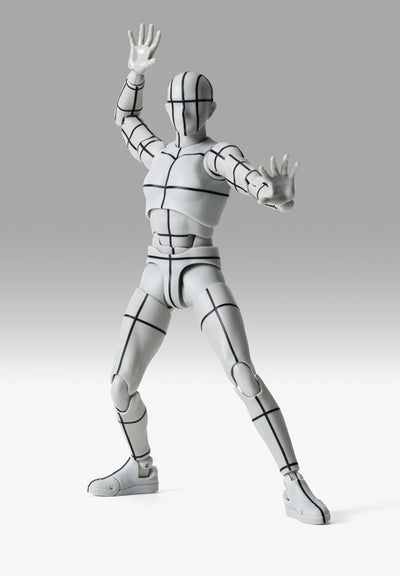 S.H.Figuarts Action Figure Body-Kun Sports Edition Wire Frame (Gray Color Ver.) 15cm - Action Figures - Bandai Tamashii Nations - Hobby Figures UK