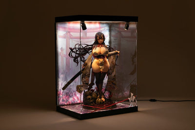 SHINSAI Acrylic Display Case with Lighting Inbina Rasethuhime Saki M Edition 39cm - Scale Statue - SHINSAI - Hobby Figures UK