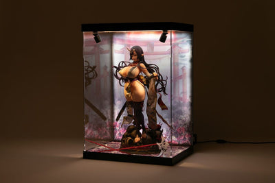 SHINSAI Acrylic Display Case with Lighting Inbina Rasethuhime Saki M Edition 39cm - Scale Statue - SHINSAI - Hobby Figures UK