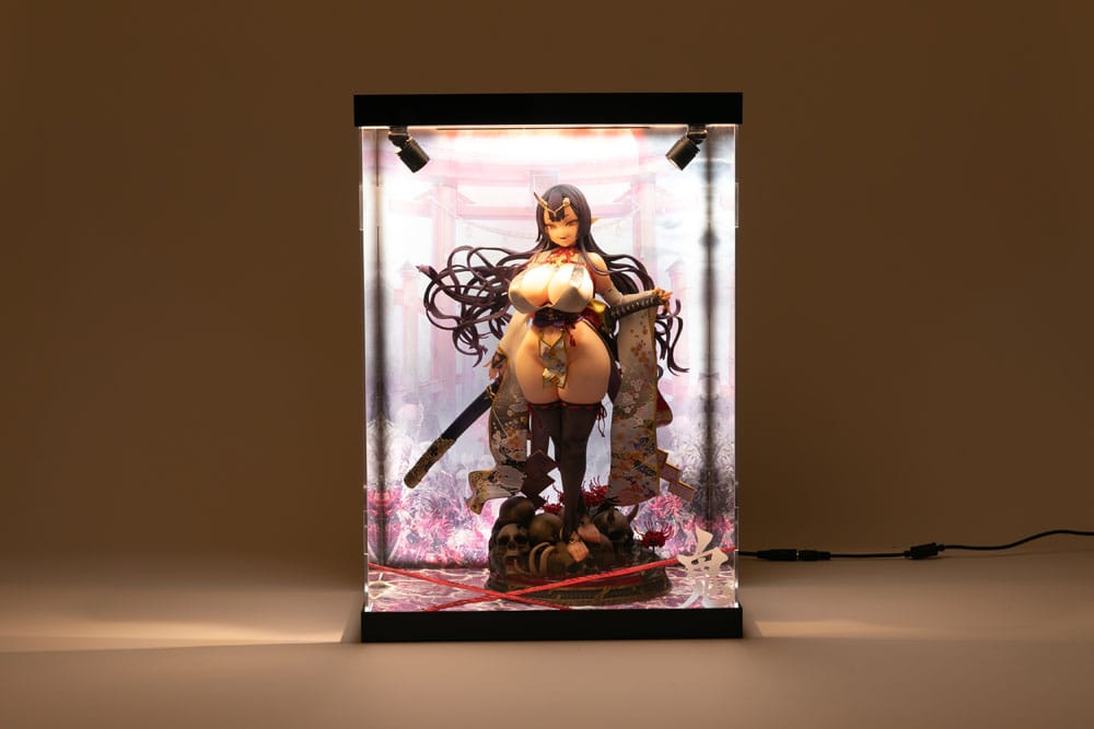 SHINSAI Acrylic Display Case with Lighting Inbina Rasethuhime Saki M Edition 39cm - Scale Statue - SHINSAI - Hobby Figures UK