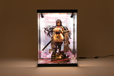 SHINSAI Acrylic Display Case with Lighting Inbina Rasethuhime Saki M Edition 39cm - Scale Statue - SHINSAI - Hobby Figures UK