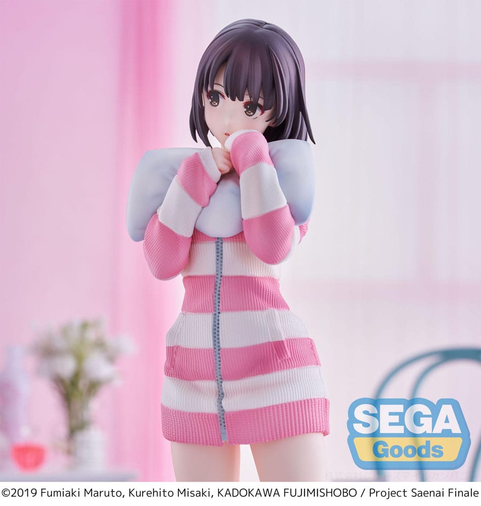 Saekano the Movie: Finale Luminasta PVC Statue Megumi Kato Pajamas Ver. 22cm - Scale Statue - Sega - Hobby Figures UK