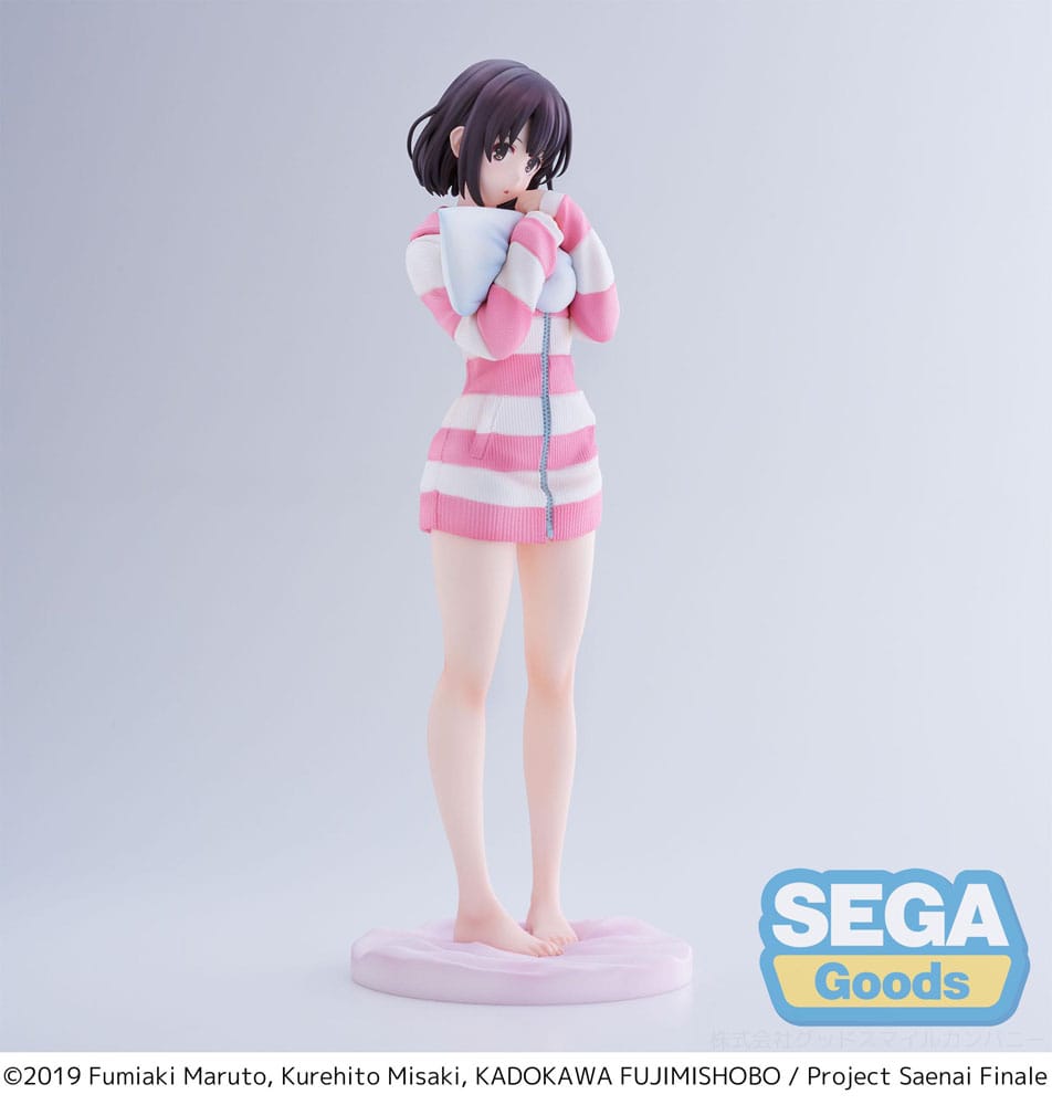 Saekano the Movie: Finale Luminasta PVC Statue Megumi Kato Pajamas Ver. 22cm - Scale Statue - Sega - Hobby Figures UK