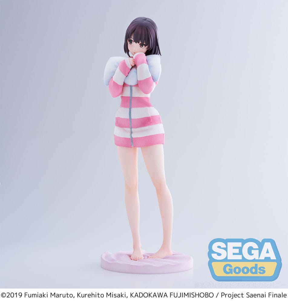 Saekano the Movie: Finale Luminasta PVC Statue Megumi Kato Pajamas Ver. 22cm - Scale Statue - Sega - Hobby Figures UK