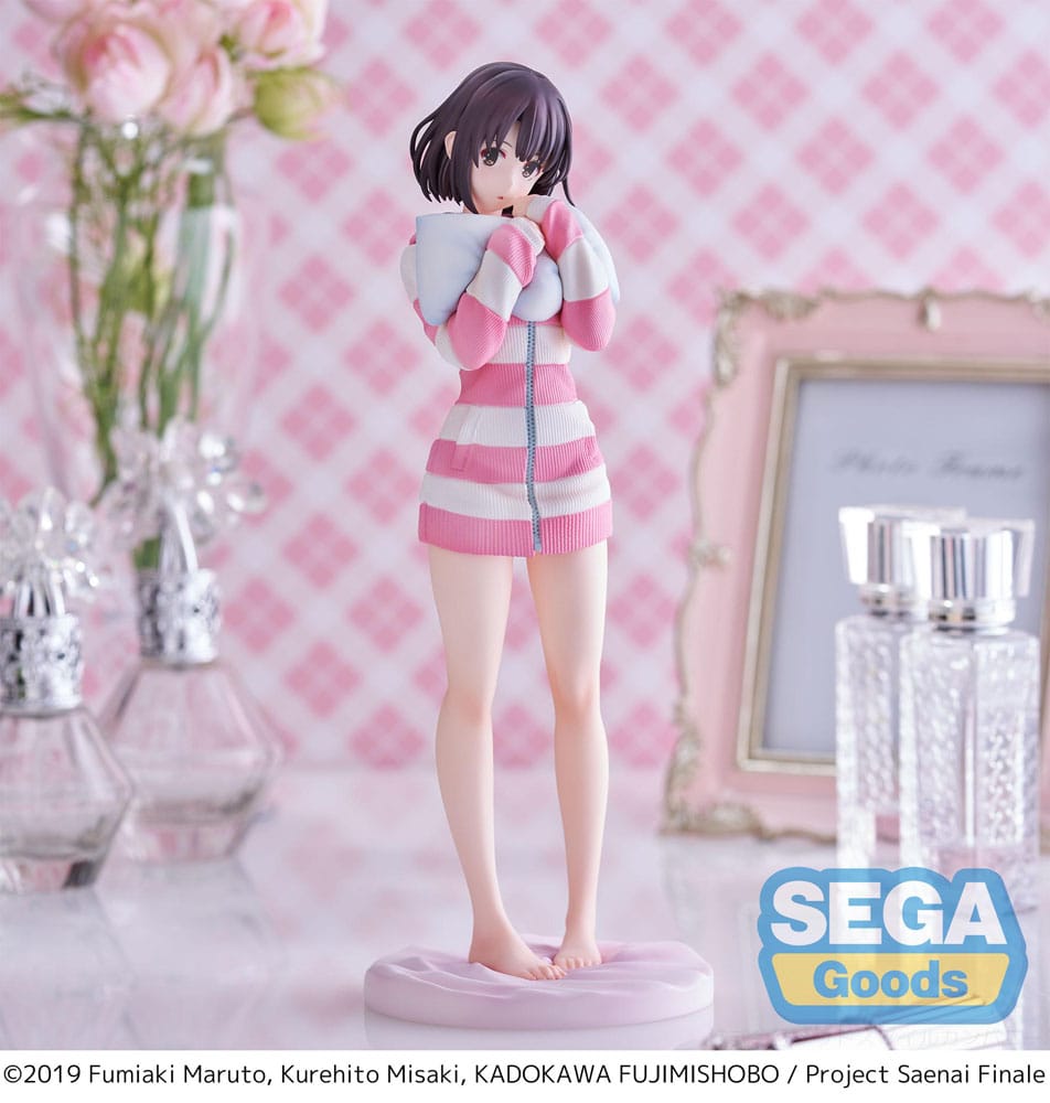 Saekano the Movie: Finale Luminasta PVC Statue Megumi Kato Pajamas Ver. 22cm - Scale Statue - Sega - Hobby Figures UK