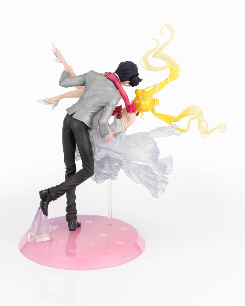 Sailor Moon FiguartsZERO Chouette PVC Statue Usagi & Tuxedo Mask Moonlight Glow Edition 24cm - Scale Statue - Bandai Tamashii Nations - Hobby Figures UK