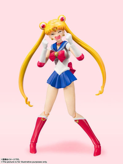 Sailor Moon S.H. Figuarts Action Figure Sailor Moon Animation Color Edition 14cm - Action Figures - Bandai Tamashii Nations - Hobby Figures UK