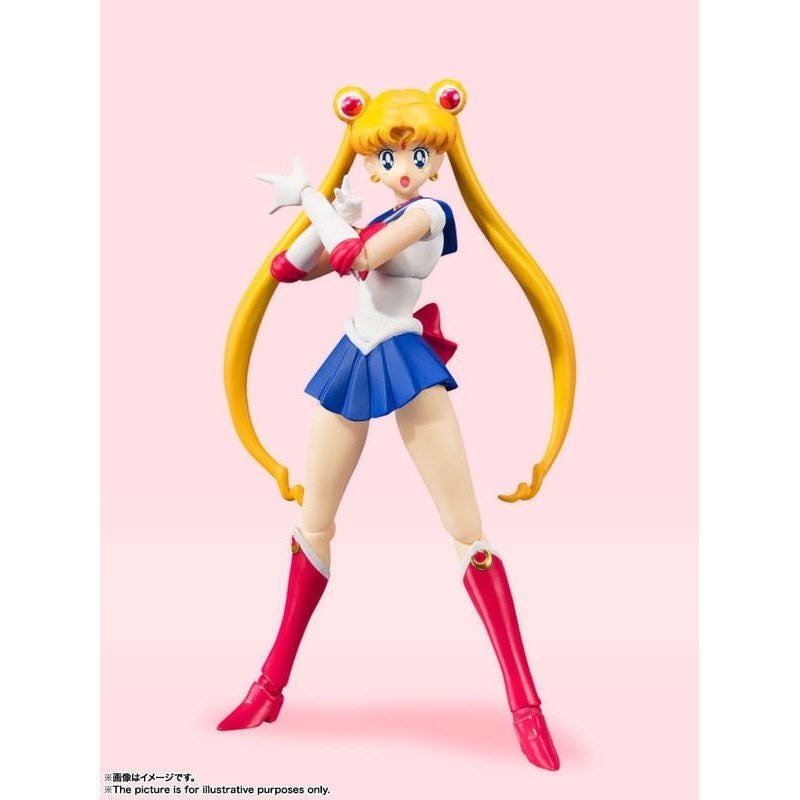 Sailor Moon S.H. Figuarts Action Figure Sailor Moon Animation Color Edition 14cm - Action Figures - Bandai Tamashii Nations - Hobby Figures UK