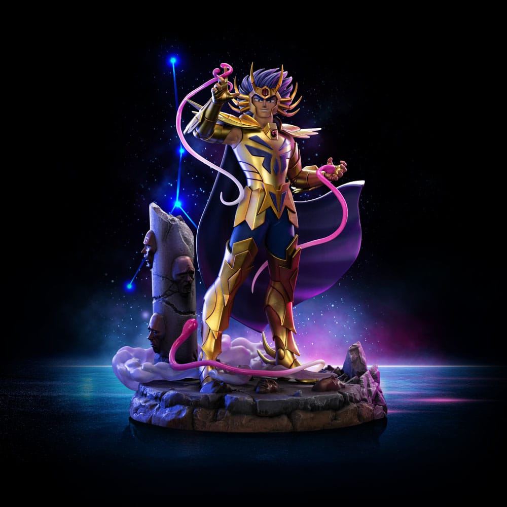 Saint Seiya Art Scale Statue 1/10 TCancer Deathmask 23cm - Scale Statue - Iron Studios - Hobby Figures UK