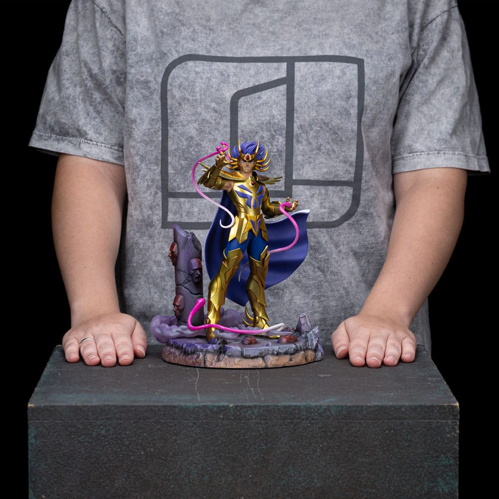 Saint Seiya Art Scale Statue 1/10 TCancer Deathmask 23cm - Scale Statue - Iron Studios - Hobby Figures UK