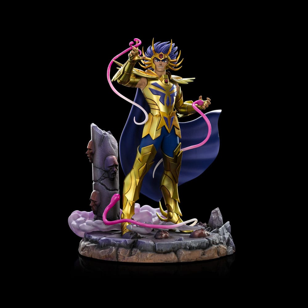 Saint Seiya Art Scale Statue 1/10 TCancer Deathmask 23cm - Scale Statue - Iron Studios - Hobby Figures UK